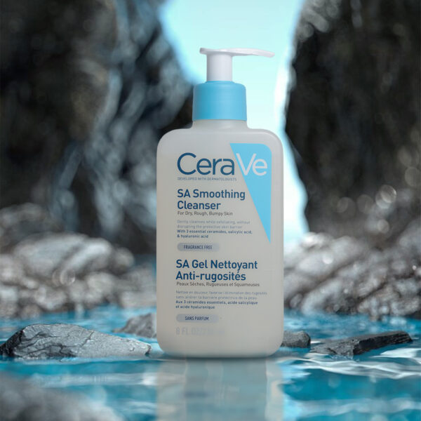 CERAVE SA SMOOTHING CLEANSER-(236ML) SA GEL NETTOYANT CLEANSER