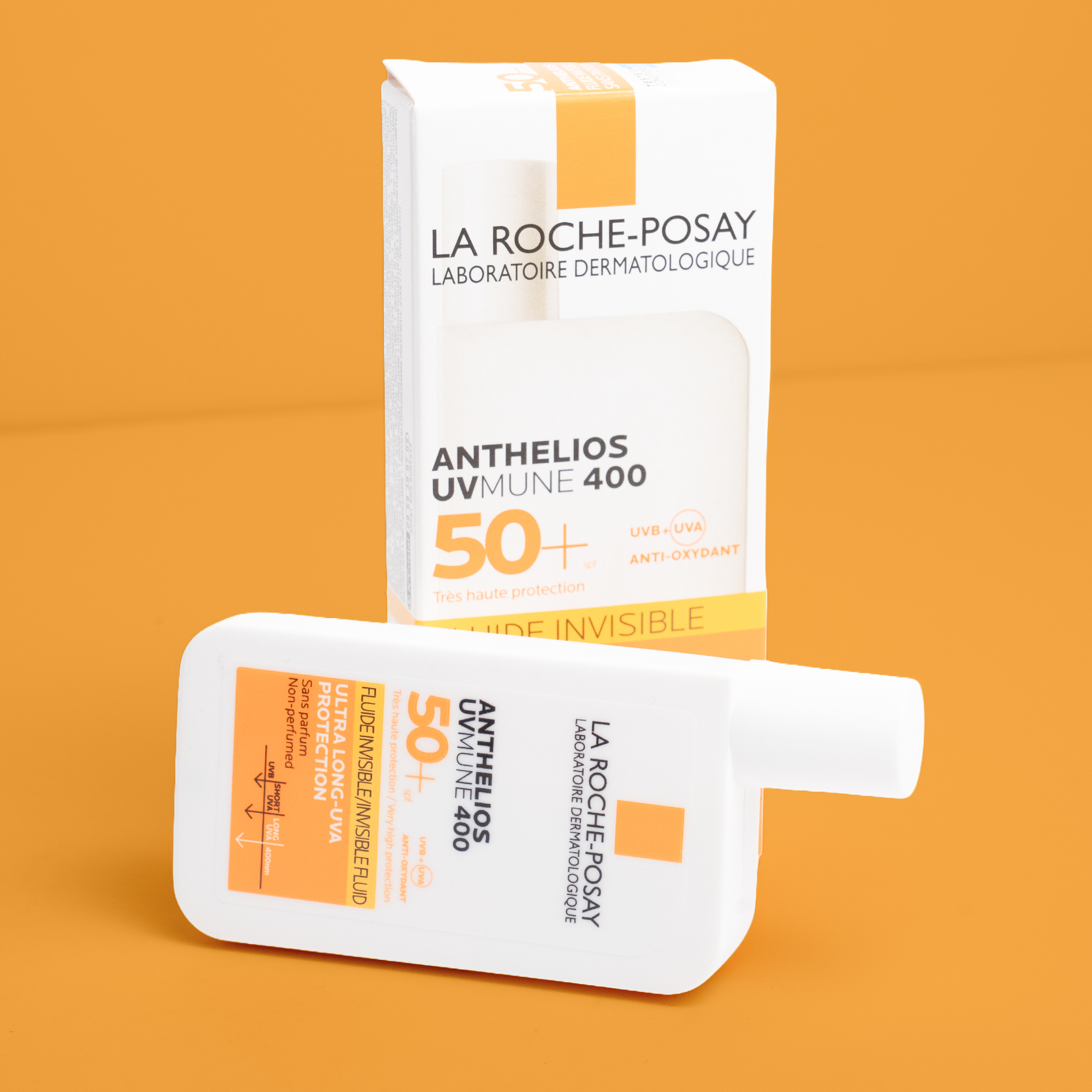 anthelios-UVmune-400-50+-fluide-inmisible LA ROCHE-POSAY INNOVATION ANTHELIOS UVMUNE400 50+ INVISIBLE FLUID 50ML - Image 1