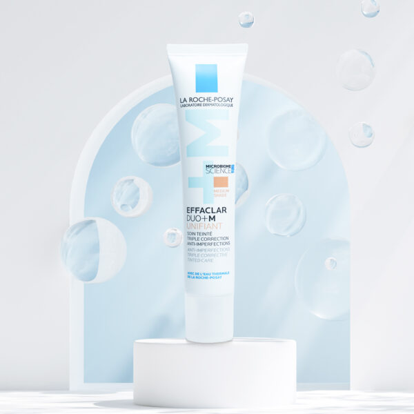 LRP EFFACLAR DUO(+)M UNIFIANT-40ML(MEDIUM SHADE)