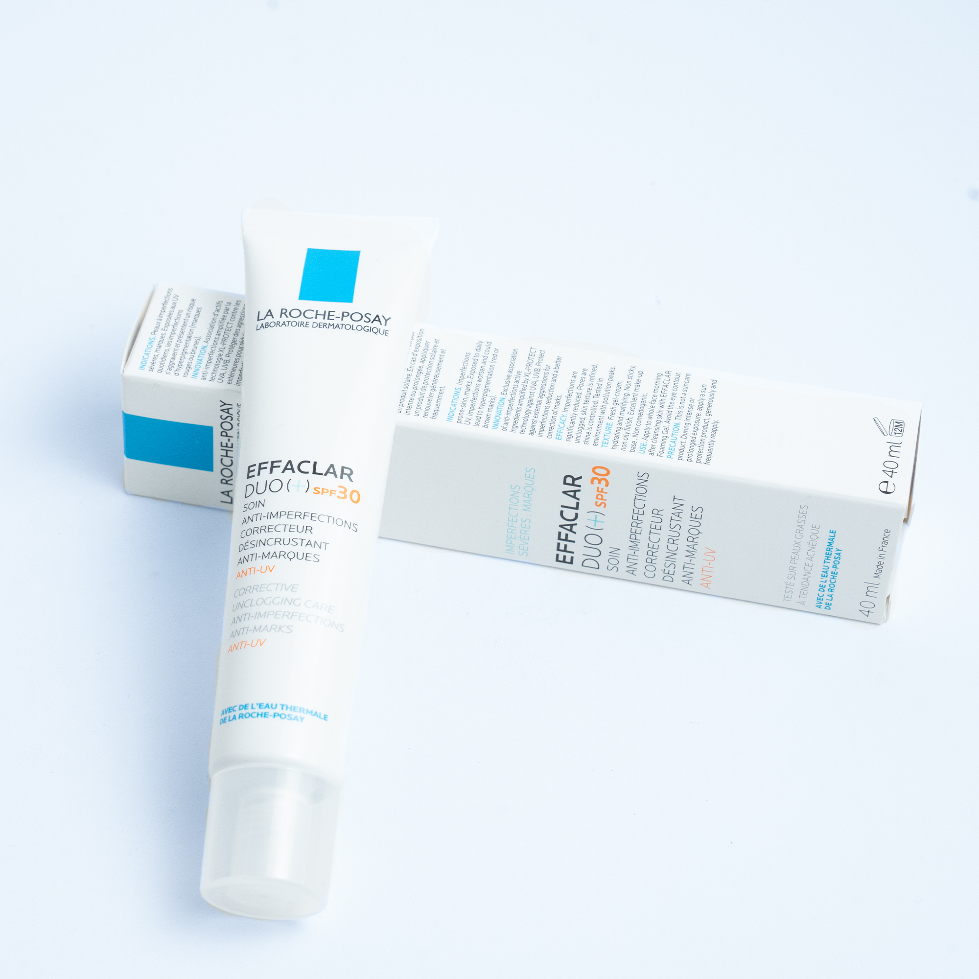 effaclar-duo(+)-spf-30-3 EFFACLAR DUO+ SPF30 ACNE TREATMENT CREAM FOR OILY AND ACNE PRONE SKIN 40ML - Image 1