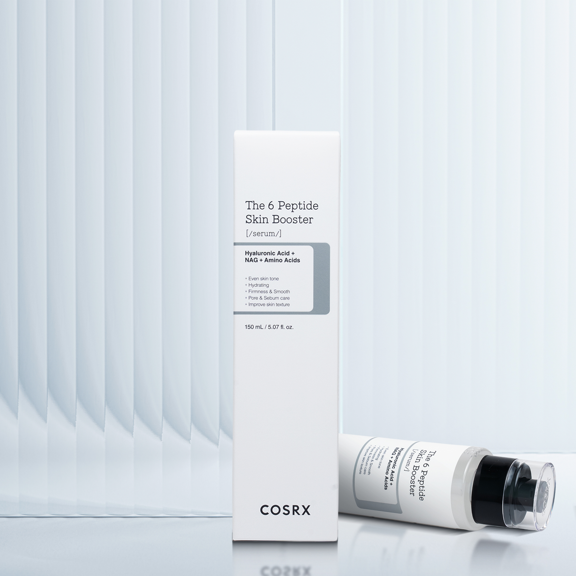 the-6-peptide-skin-booster-serum-3 COSRX 6 X PEPTIDE COLLAGEN BOOSTER SERUM 150 ML - Image 1