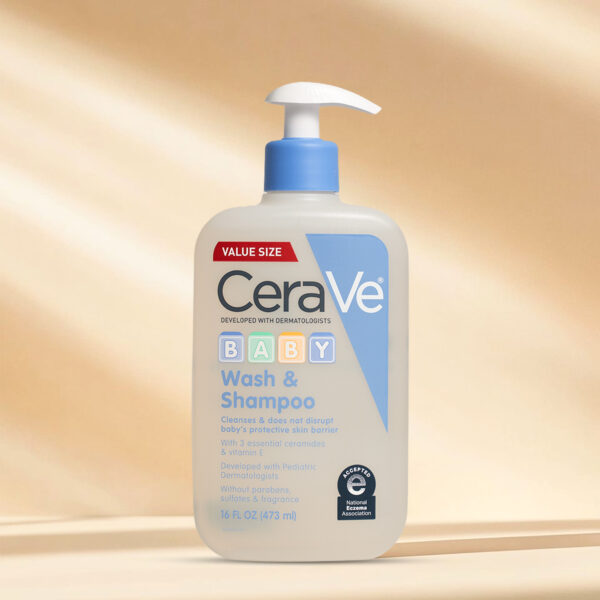 CERAVE BABY WASH&SHAMPOO-437ML