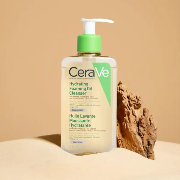 CERAVE HYDRATING FOAMING OIL CLEANSER-236ML(FRANCE)