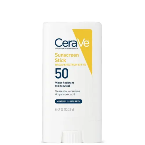 Mineral sunscreen stick with SPF protection for daily facial use